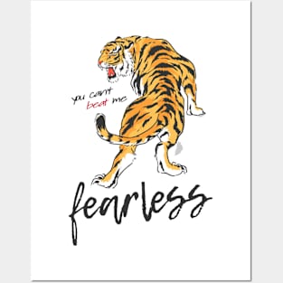 You can't beat me fearless Posters and Art